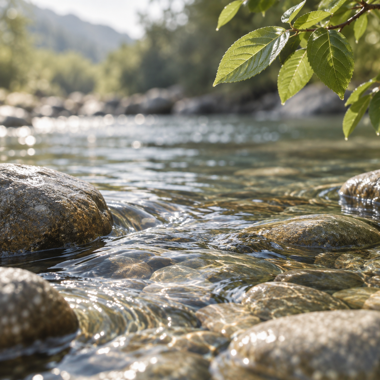 Acqua e vegetazione: immagine evocativa dell’attenzione all’ambiente